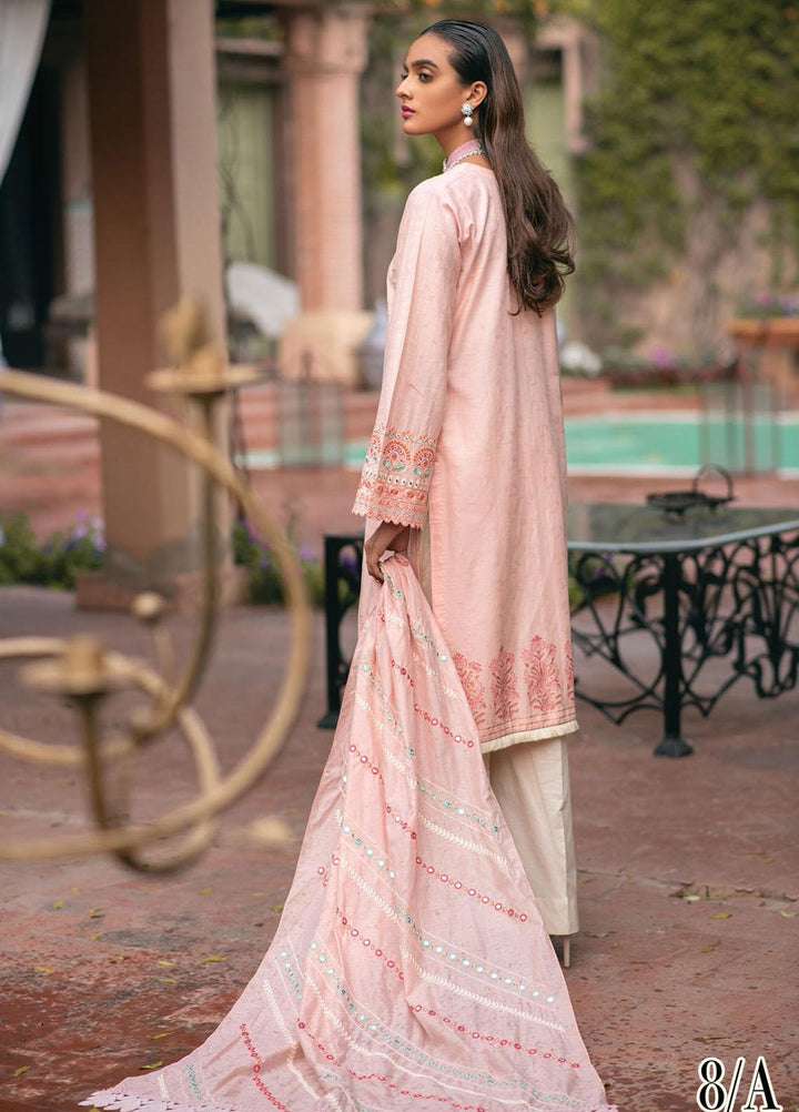 RajBari Embroidered Jacquard Suits Unstitched 3 Piece RB21F 8A - Festive Collection