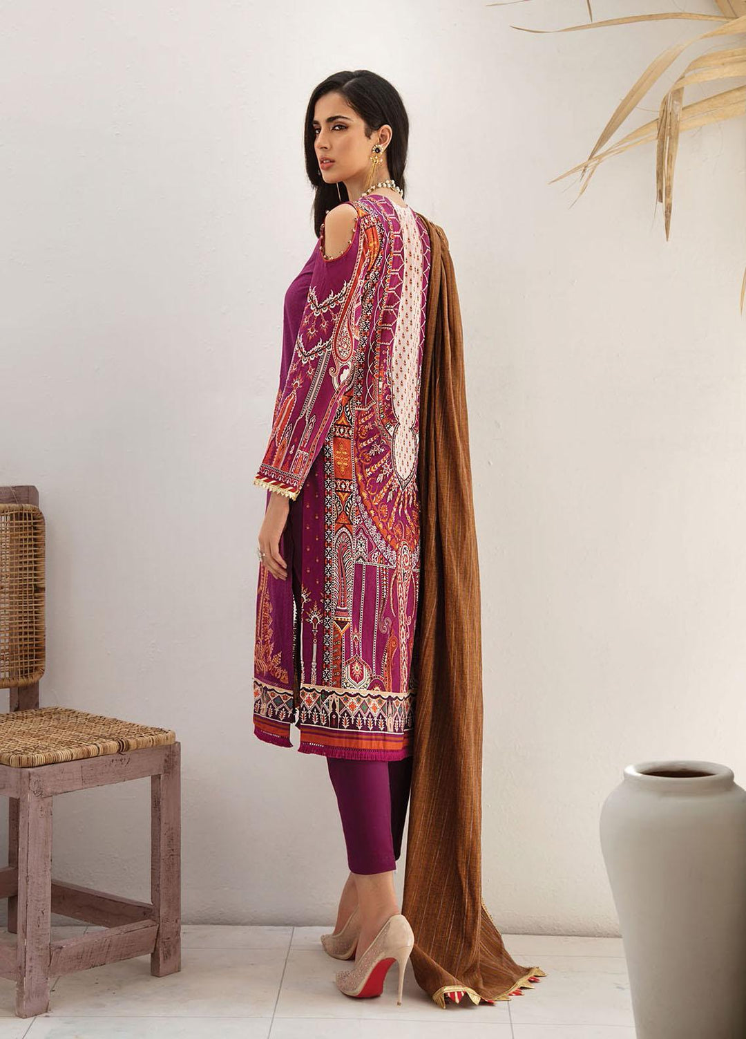 RajBari Embroidered Lawn Suits Unstitched 3 Piece RB21SS 7B - Spring / Summer Collection
