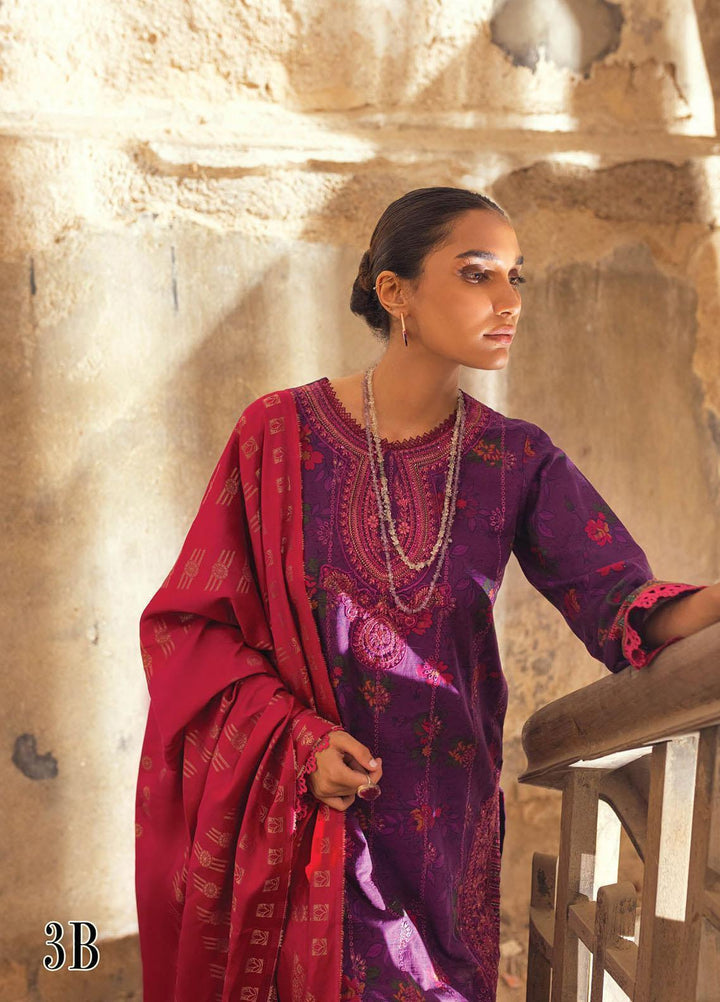 RajBari Embroidered Khaddar Suits Unstitched 3 Piece RB22WE 3B - Winter Collection