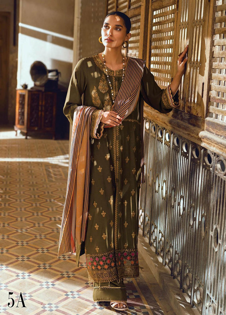 RajBari Embroidered Karandi Suits Unstitched 3 Piece RB22WE 5A - Winter Collection