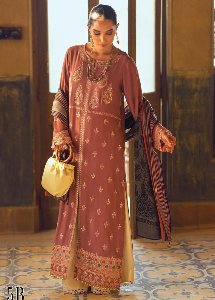 RajBari Embroidered Karandi Suits Unstitched 3 Piece RB22WE 5B - Winter Collection