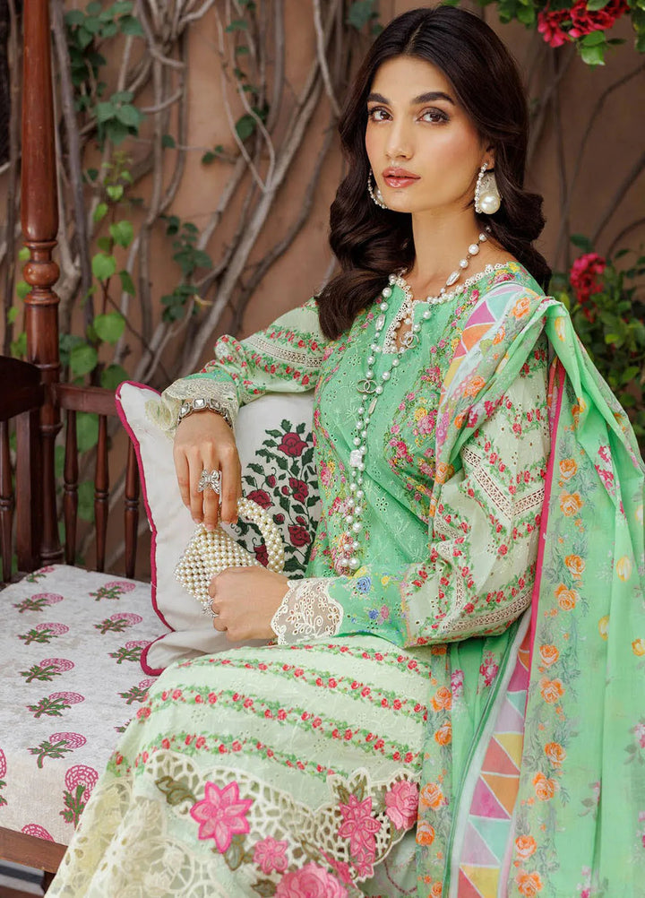RajBari Printkari Embroidered Lawn Suit Unstitched 3 Piece RB24P 5A - Summer Collection