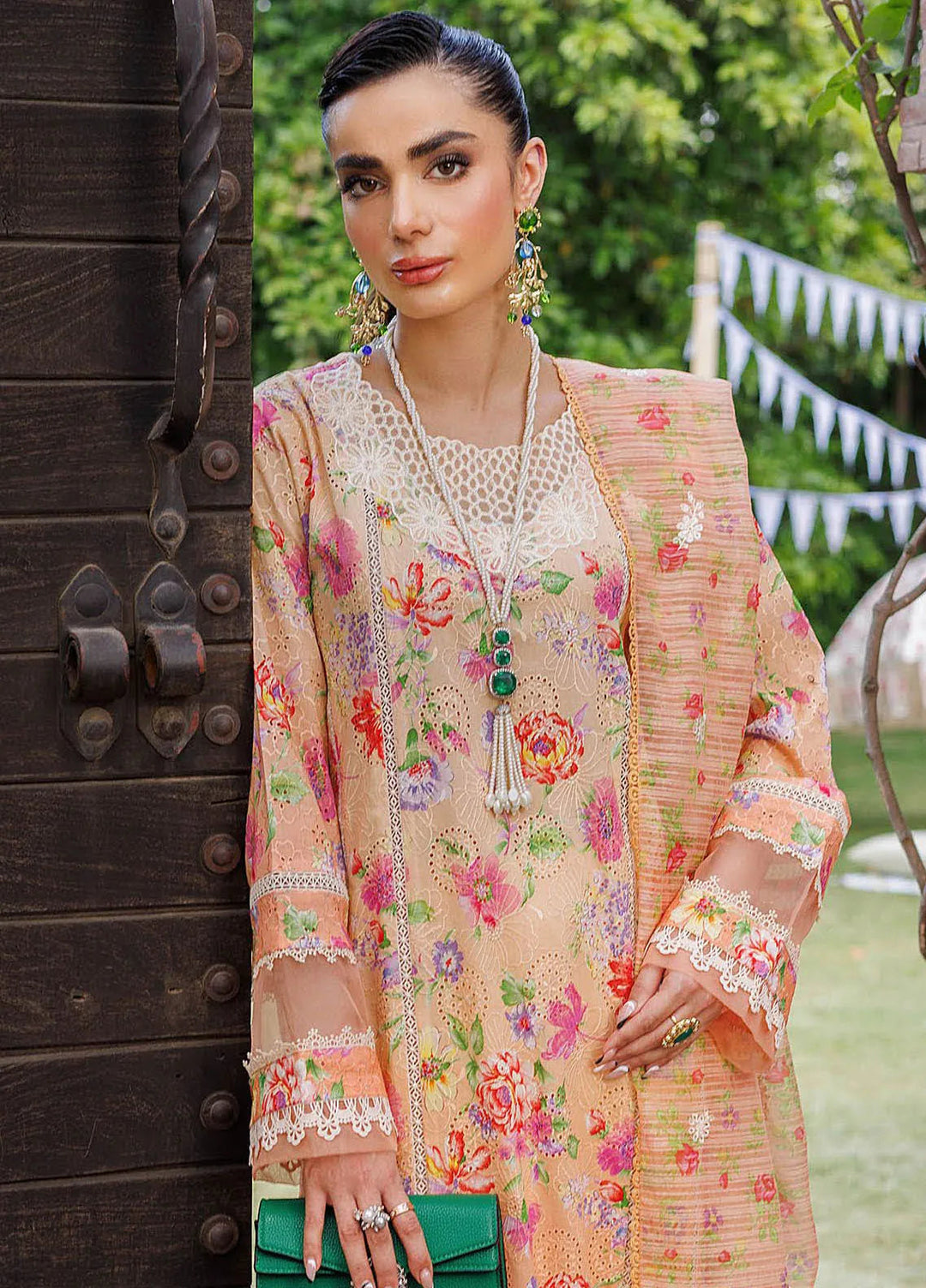 RajBari Printkari Embroidered Lawn Suit Unstitched 3 Piece RB24P 6A - Summer Collection