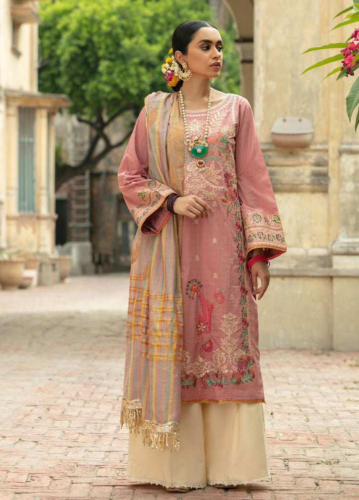 RajBari Embroidered Jacquard Suits Unstitched 3 Piece RB22SS 2B - Spring / Summer Collection