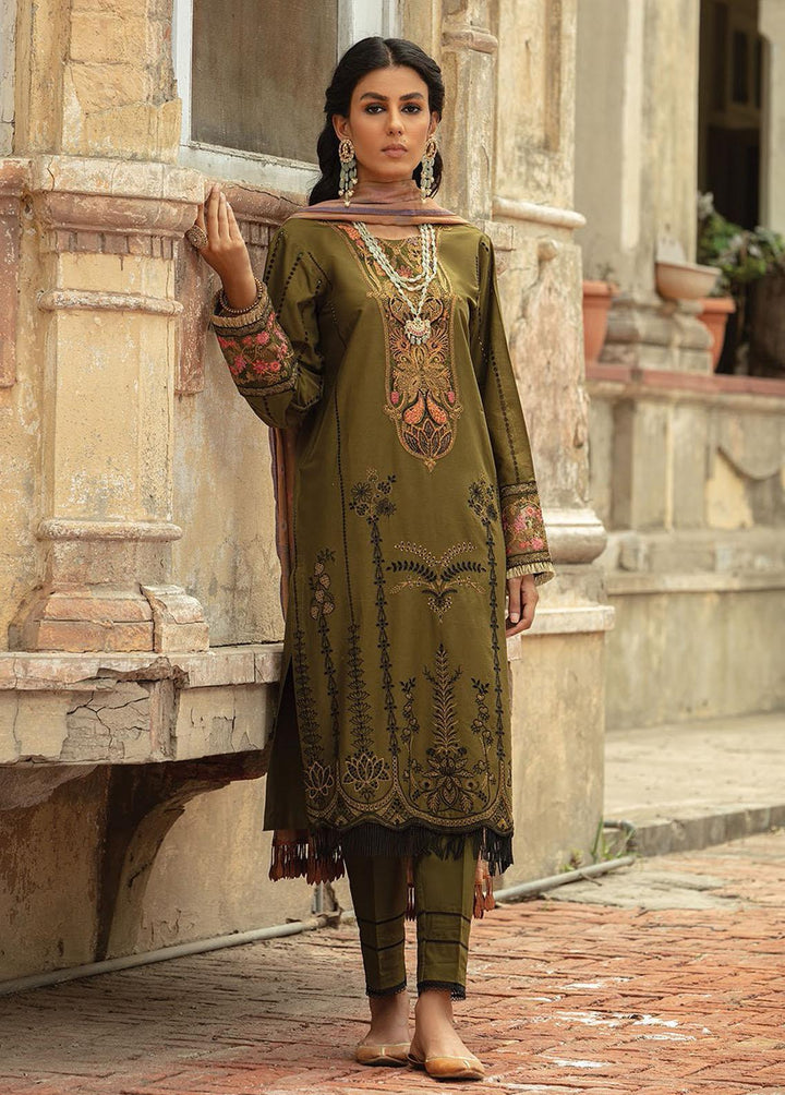 RajBari Embroidered Schiffli Suits Unstitched 3 Piece RB22SS 7A - Spring / Summer Collection