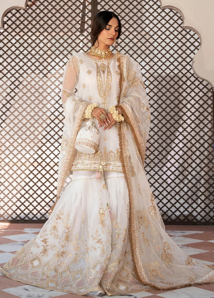 Rajwani by HM Pret Embroidered Organza 3 Piece Suit Chandni