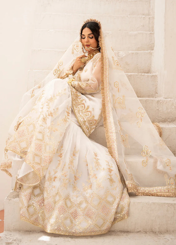 Rajwani by HM Pret Embroidered Organza 3 Piece Suit Chandni