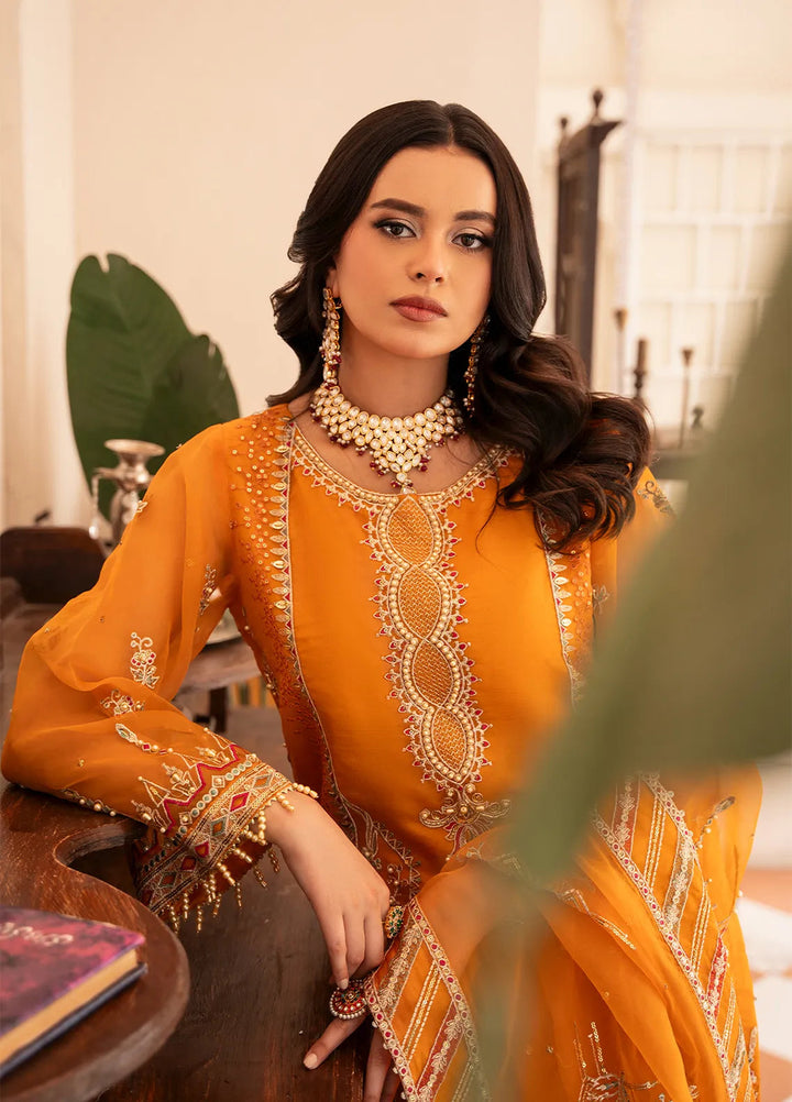 Rajwani by HM Pret Embroidered Organza 3 Piece Suit Nazneen
