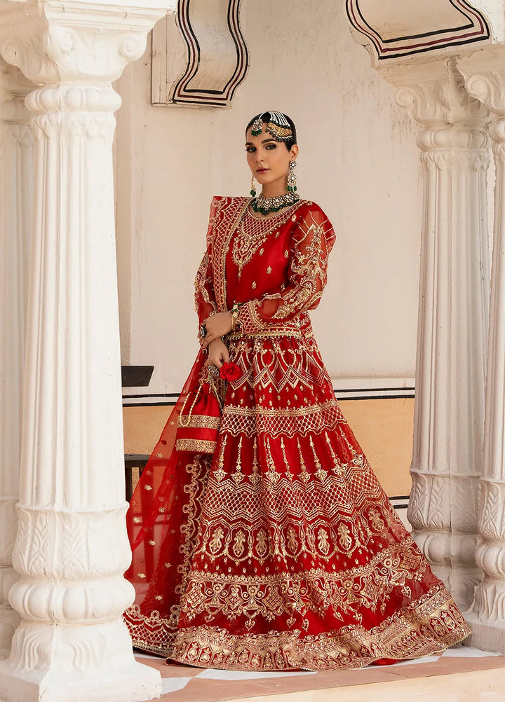 Rajwani by HM Pret Embroidered Organza 3 Piece Suit Reet