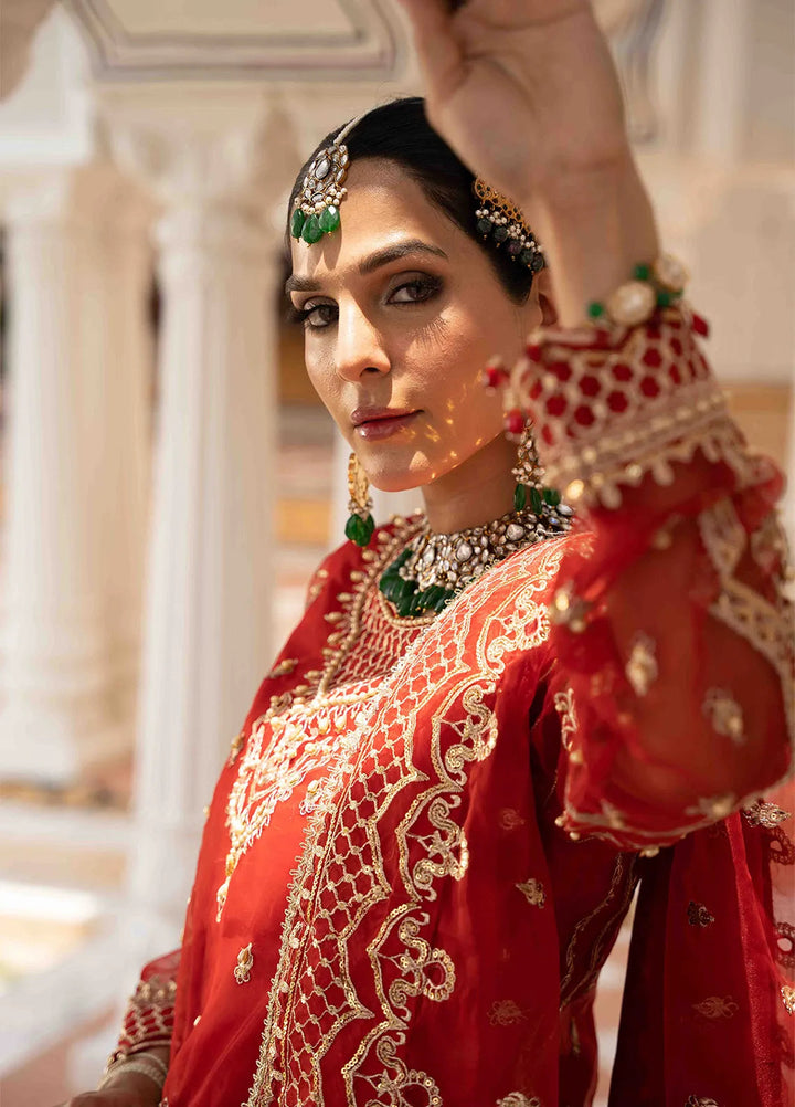 Rajwani by HM Pret Embroidered Organza 3 Piece Suit Reet