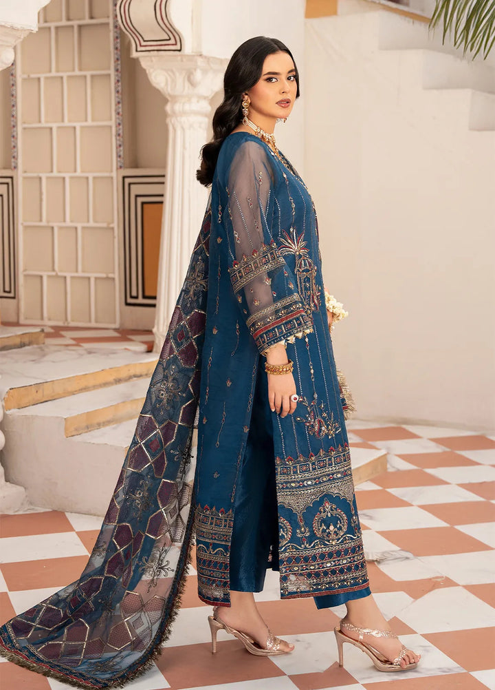 Rajwani by HM Pret Embroidered Organza 3 Piece Suit Tara