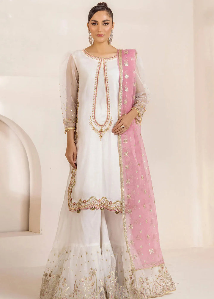 Rajwani by HM Pret Embroidered Raw Silk 3 Piece Suit Heer