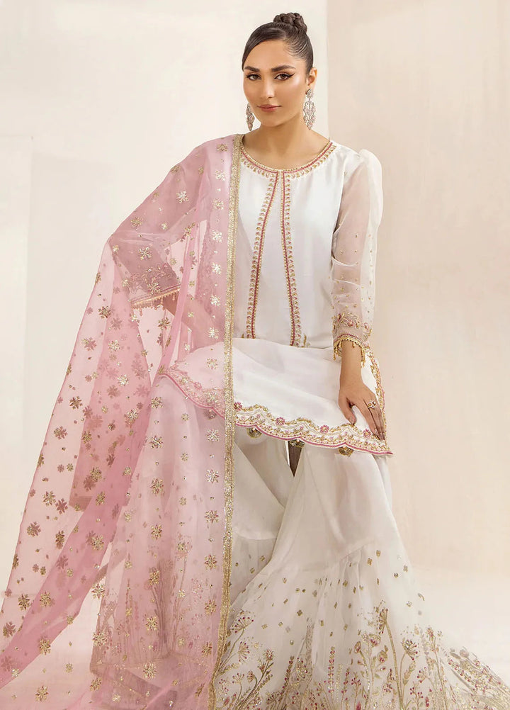 Rajwani by HM Pret Embroidered Raw Silk 3 Piece Suit Heer