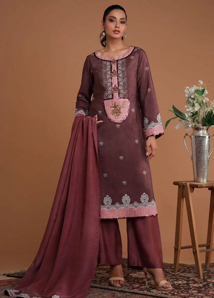 Ramadan Edit by Shamaeel Ansari Pret Embroidered Khaddi Silk 3 Piece Suit RF-06
