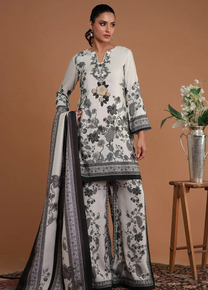 Ramadan Edit by Shamaeel Ansari Pret Embroidered Khaddi Silk 3 Piece Suit RF-07