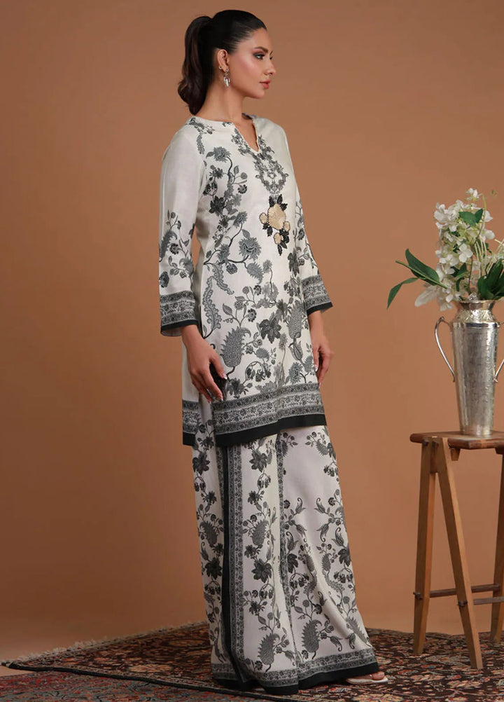 Ramadan Edit by Shamaeel Ansari Pret Embroidered Khaddi Silk 3 Piece Suit RF-07