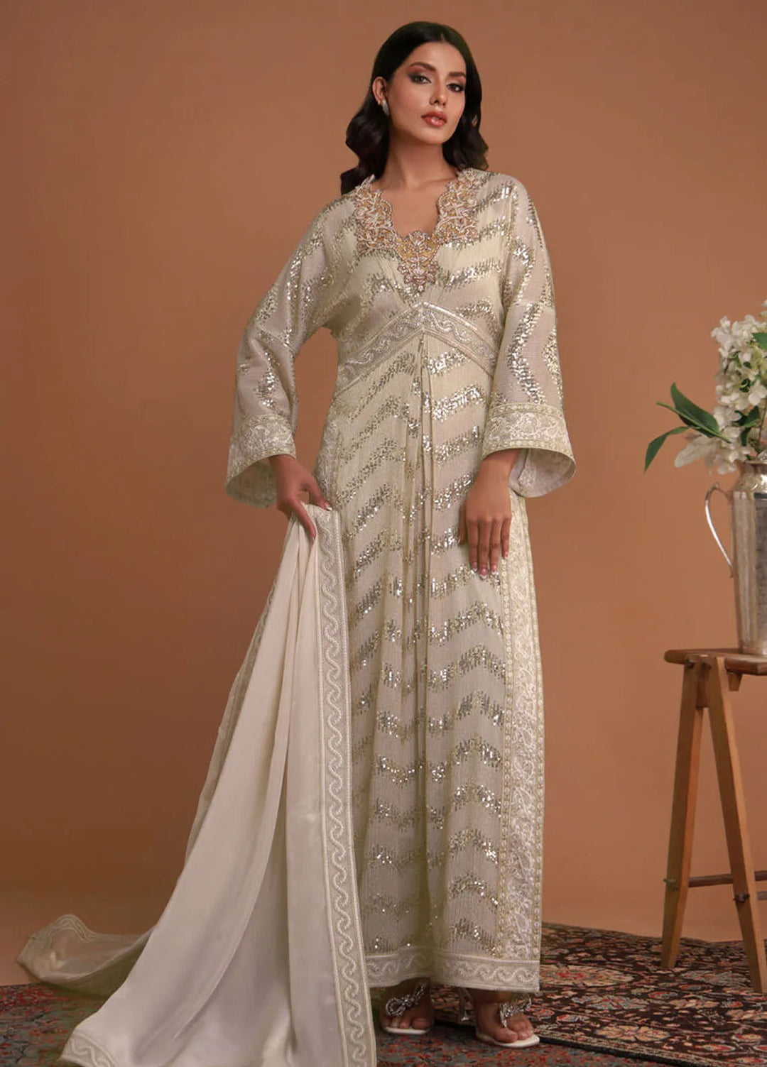 Ramadan Edit by Shamaeel Ansari Pret Embroidered Shimmer 3 Piece Suit RF-02
