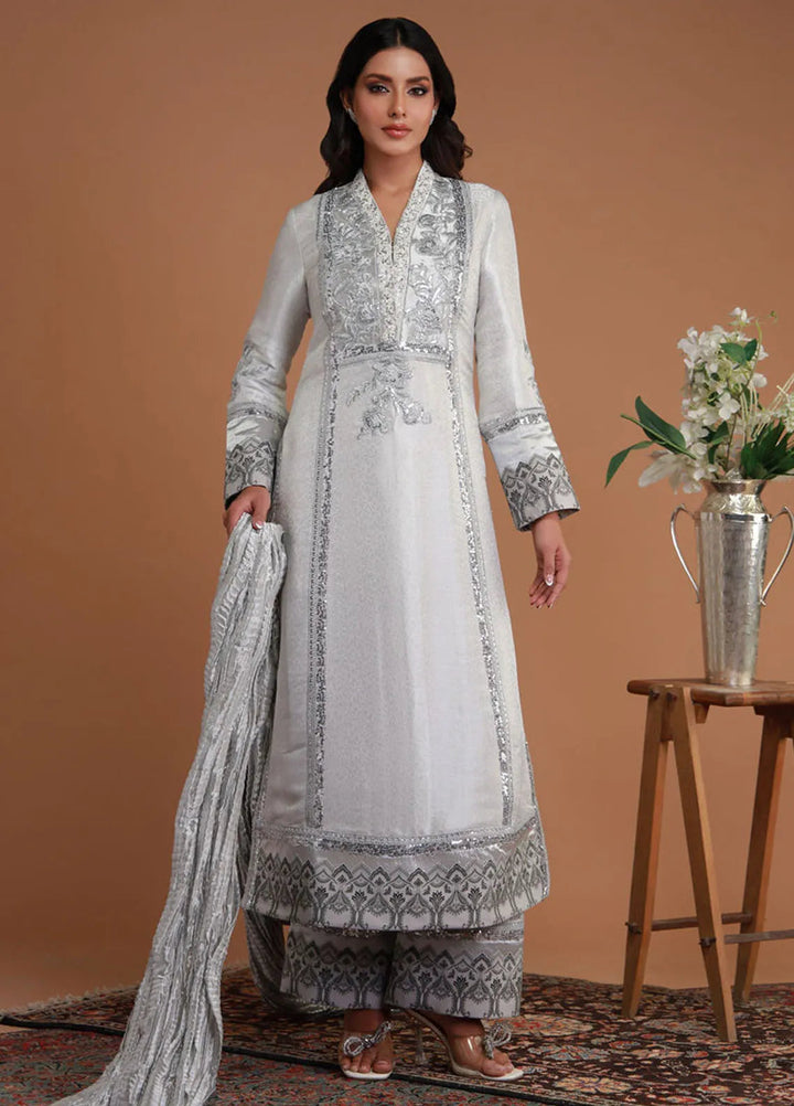 Ramadan Edit by Shamaeel Ansari Pret Embroidered Tissue 3 Piece Suit RF-09
