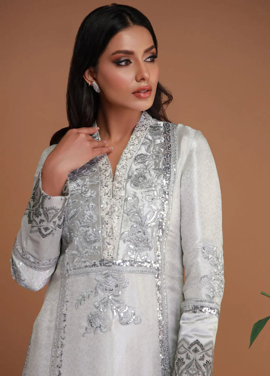 Ramadan Edit by Shamaeel Ansari Pret Embroidered Tissue 3 Piece Suit RF-09