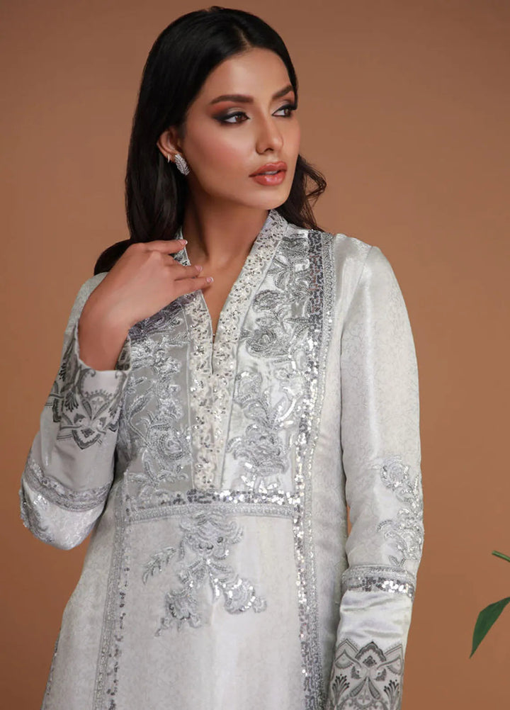 Ramadan Edit by Shamaeel Ansari Pret Embroidered Tissue 3 Piece Suit RF-09