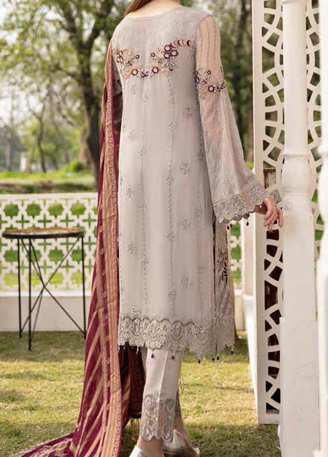 Ramsha Embroidered Chiffon Suits Unstitched 3 Piece RSH21-C20 2006 - Luxury Collection