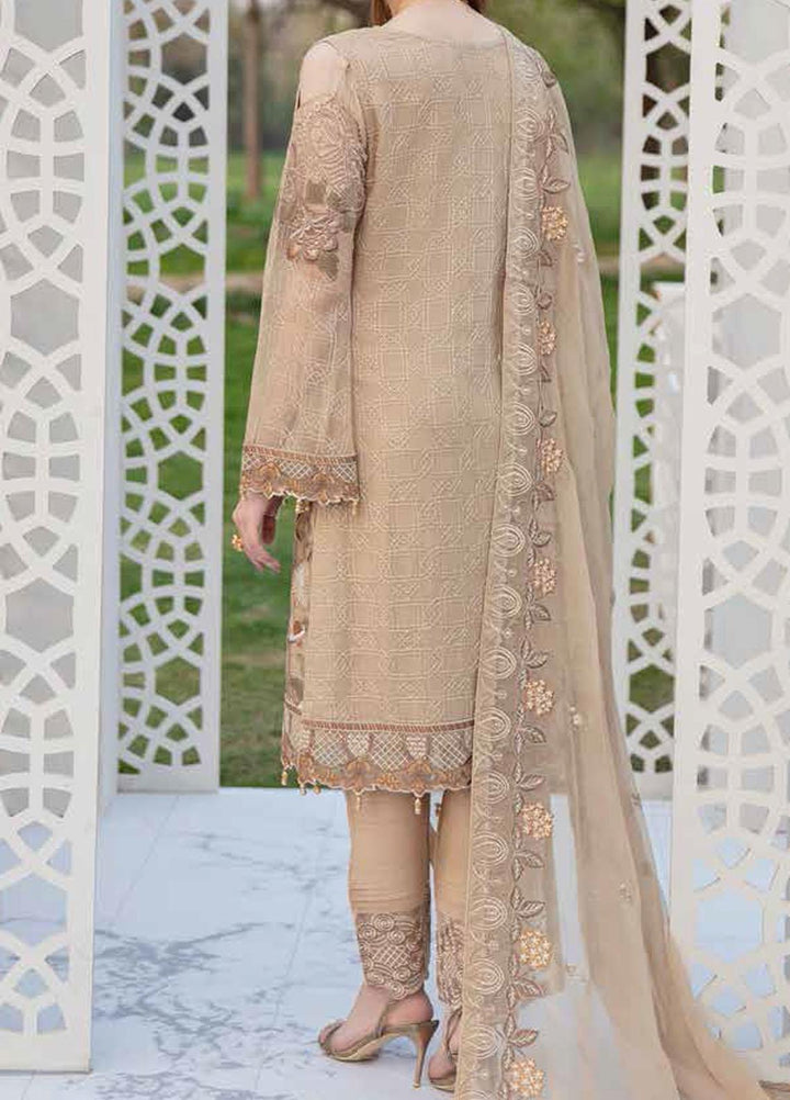 Ramsha Embroidered Chiffon Suits Unstitched 3 Piece RSH21-C20 2007 - Luxury Collection