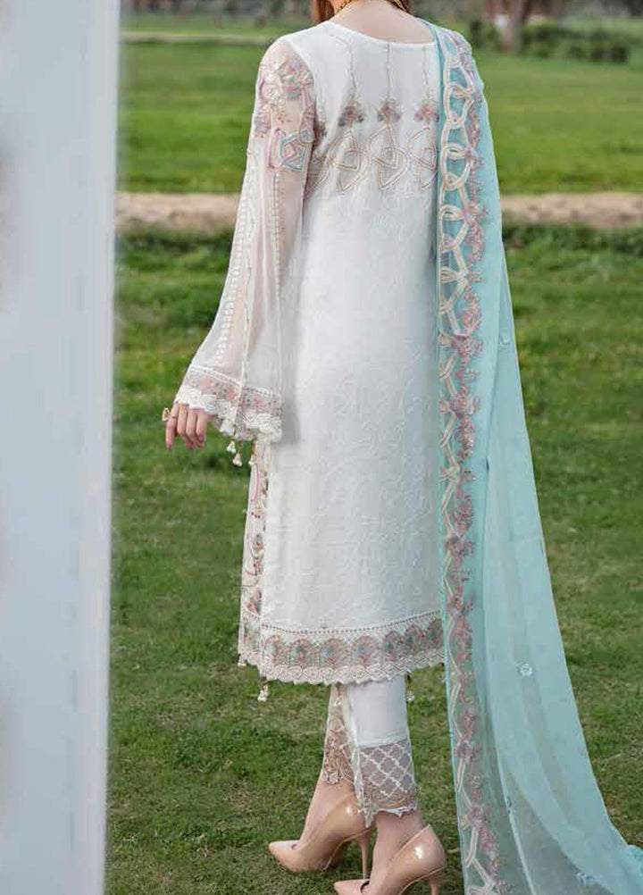 Ramsha Embroidered Chiffon Suits Unstitched 3 Piece RSH21-C20 2008 - Luxury Collection