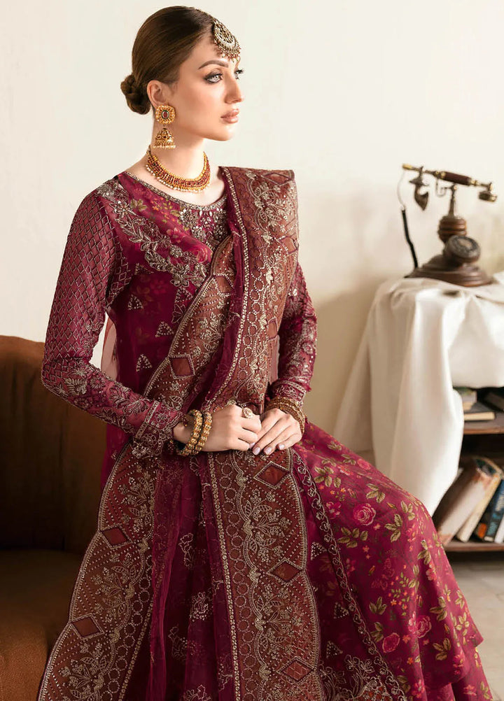 Ramsha Luxury Embroidered  Suit Unstitched 4 Piece RSH24L E-103 - Formals Collection