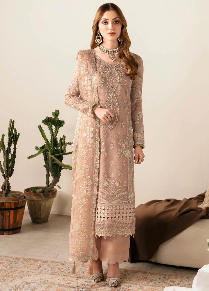 Ramsha Luxury Embroidered  Suit Unstitched 4 Piece RSH24L E-104 - Formals Collection