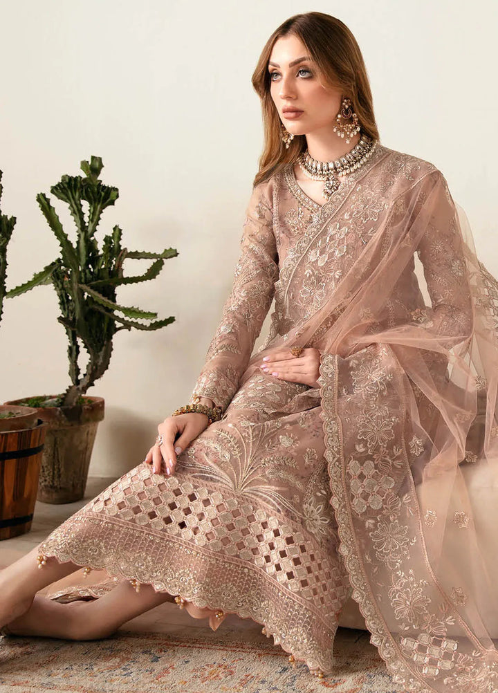 Ramsha Luxury Embroidered  Suit Unstitched 4 Piece RSH24L E-104 - Formals Collection