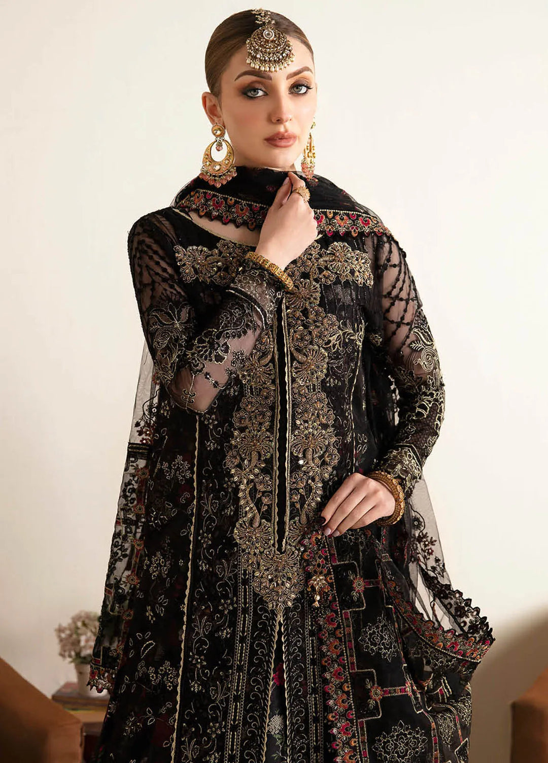 Ramsha Luxury Embroidered  Suit Unstitched 4 Piece RSH24L E-105 - Formals Collection