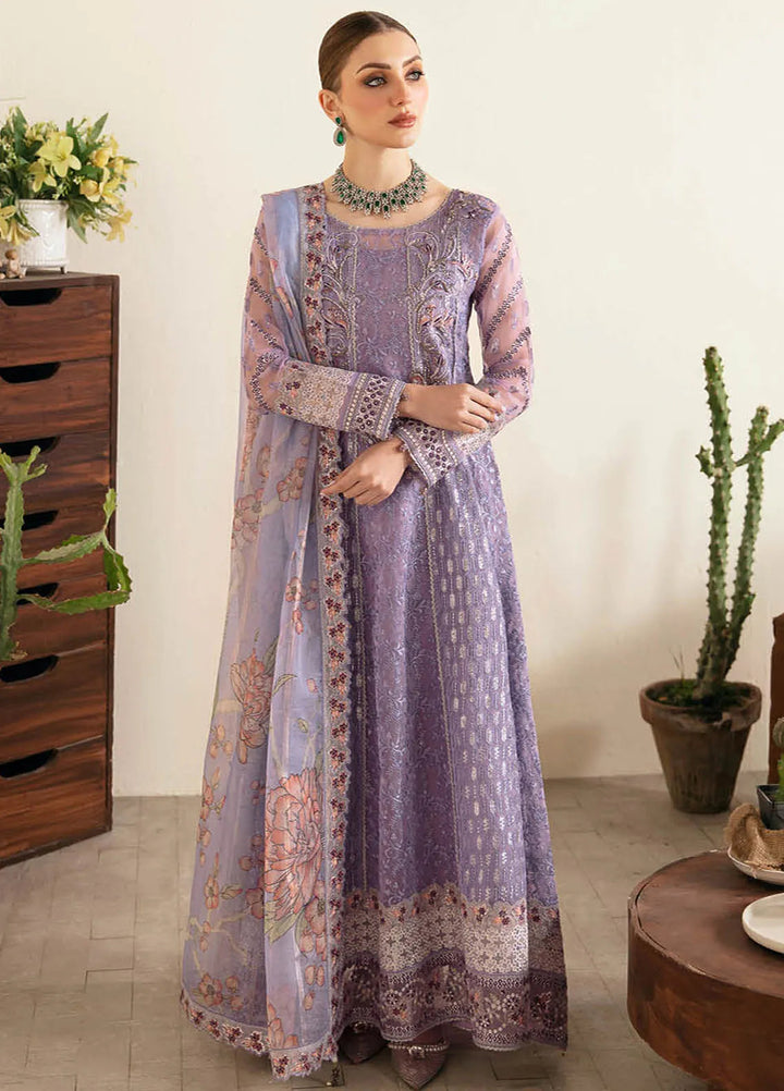 Ramsha Luxury Embroidered  Suit Unstitched 4 Piece RSH24L E-107 - Formals Collection