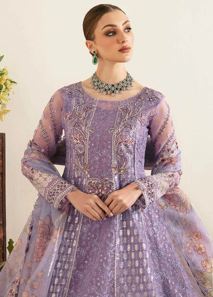 Ramsha Luxury Embroidered  Suit Unstitched 4 Piece RSH24L E-107 - Formals Collection