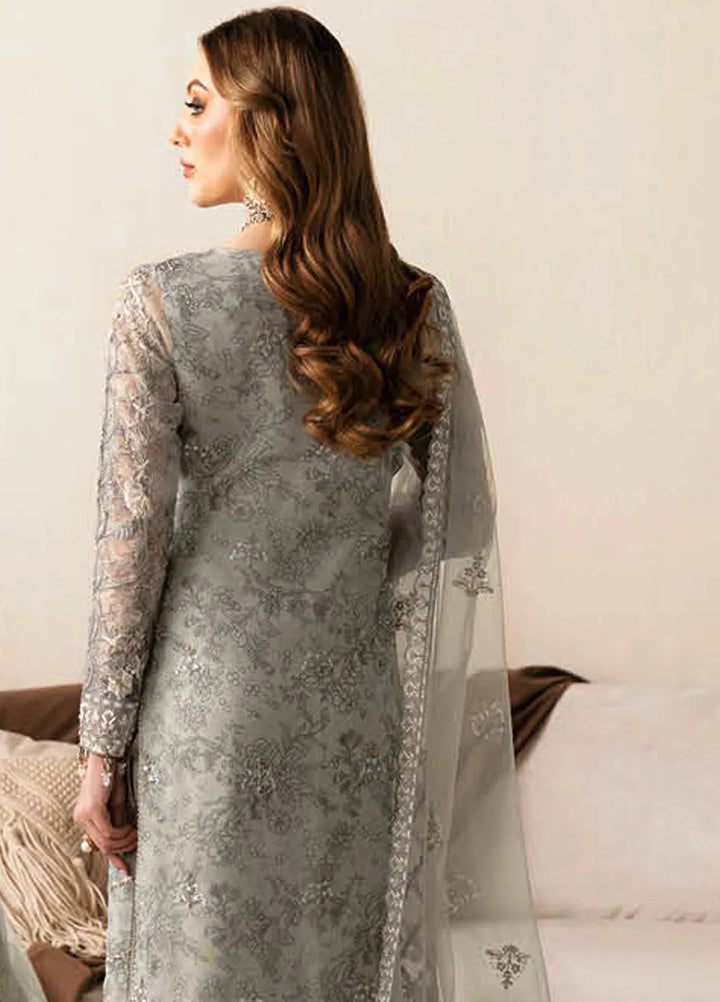 Ramsha Luxury Embroidered  Suit Unstitched 4 Piece RSH24L E-108 - Formals Collection