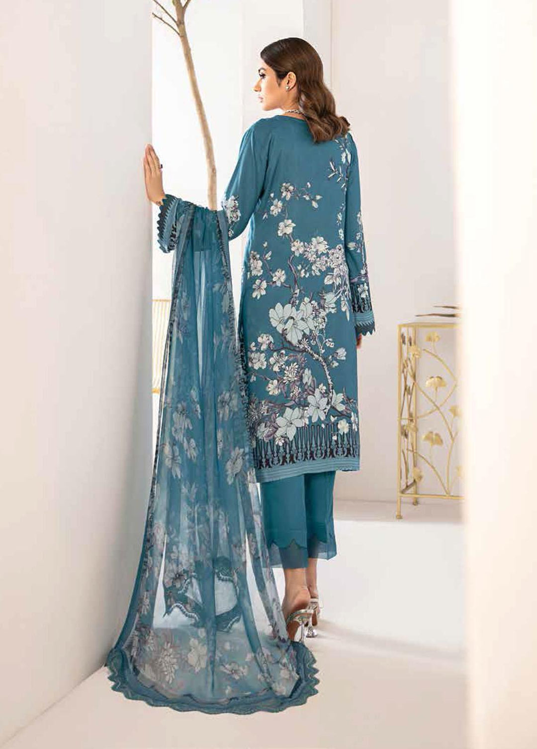 Reet By Ramsha Embroidered Viscose Suits Unstitched 3 Piece RSH21-R2 201 - Winter Collection