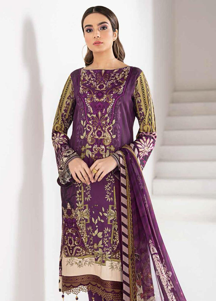 Reet By Ramsha Embroidered Viscose Suits Unstitched 3 Piece RSH21-R2 202 - Winter Collection
