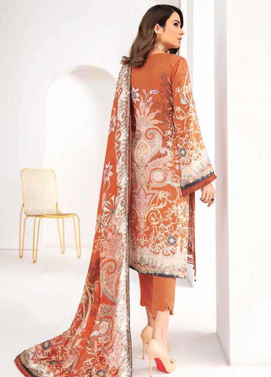 Reet By Ramsha Embroidered Viscose Suits Unstitched 3 Piece RSH21-R2 204 - Winter Collection