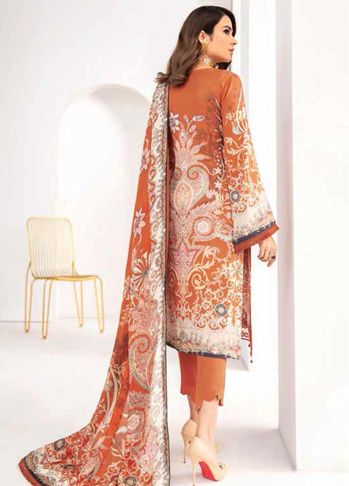 Reet By Ramsha Embroidered Viscose Suits Unstitched 3 Piece RSH21-R2 204 - Winter Collection