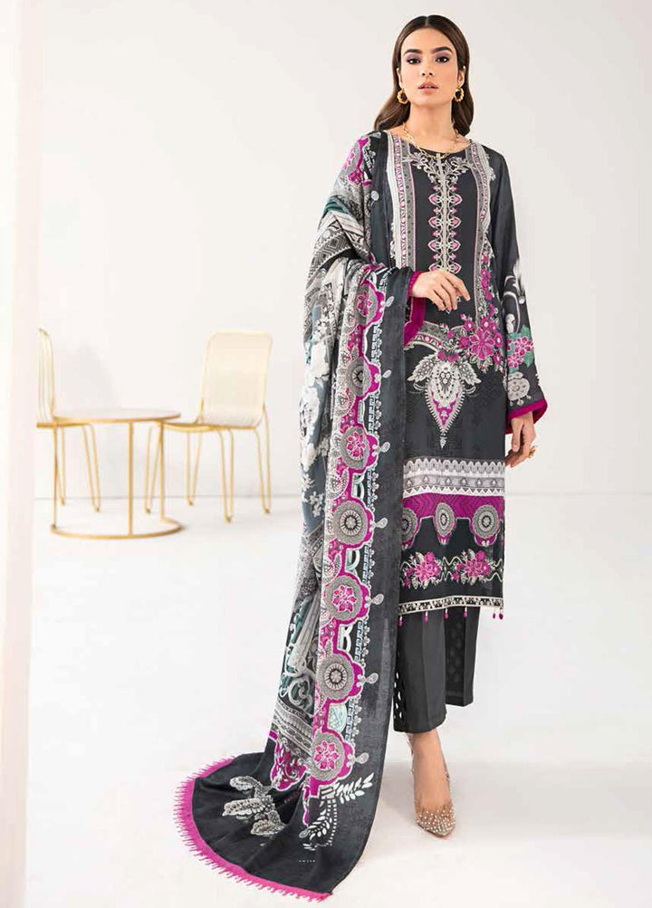 Reet By Ramsha Embroidered Viscose Suits Unstitched 3 Piece RSH21-R2 210 - Winter Collection