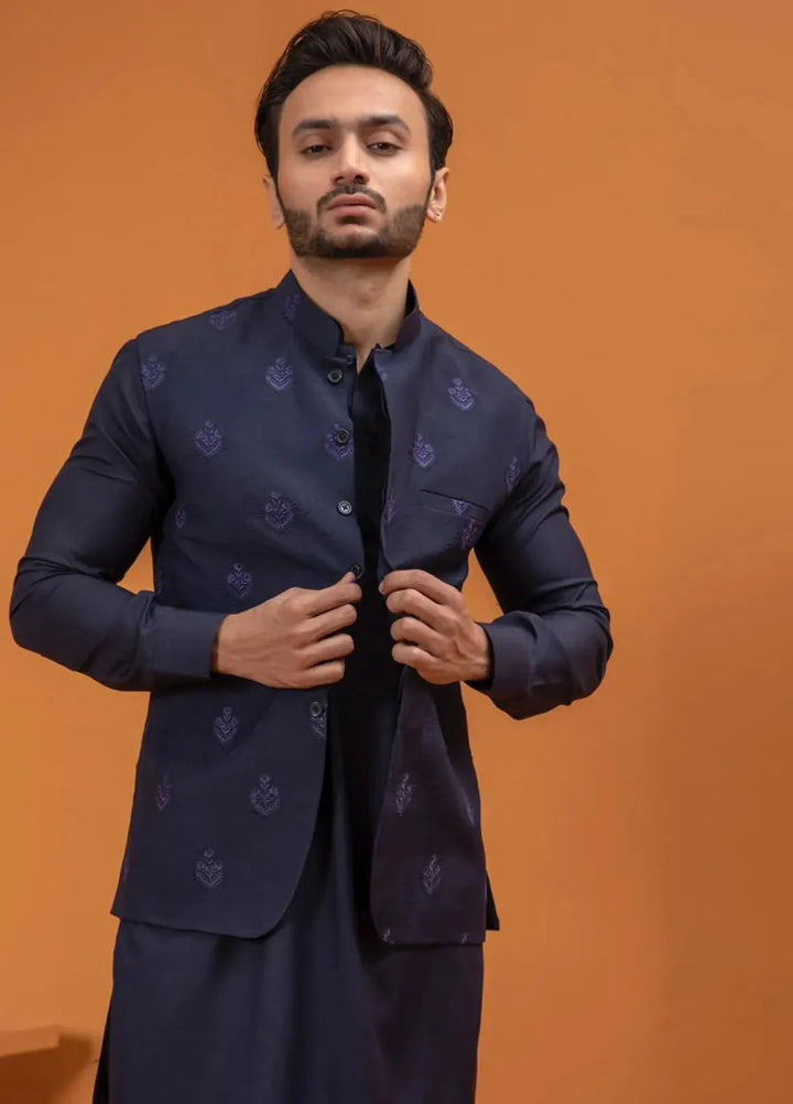 Rang By Ahmad Raza Wash N Wear Fancy Men 3 Piece Suit -  AR5065