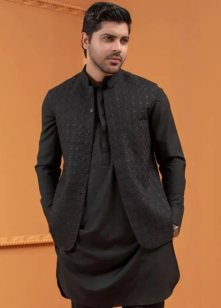 Rang By Ahmad Raza Wash N Wear Fancy Men 3 Piece Suit -  AR5071
