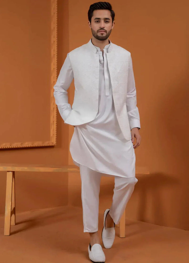 Rang By Ahmad Raza Wash N Wear Fancy Men 3 Piece Suit -  AR5072