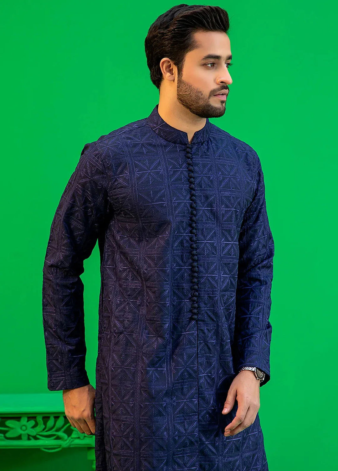 Rang By Ahmad Raza Wash N Wear Fancy Men Kurta Shalwar -  AR5036