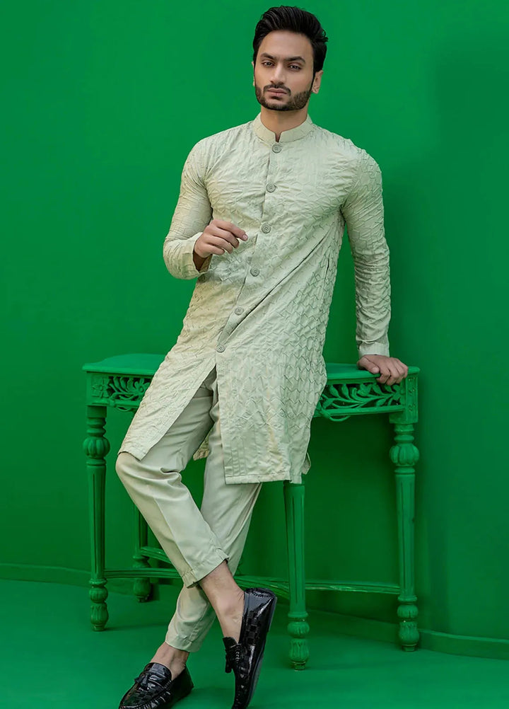 Rang By Ahmad Raza Wash N Wear Fancy Men Kurta Shalwar -  AR5040
