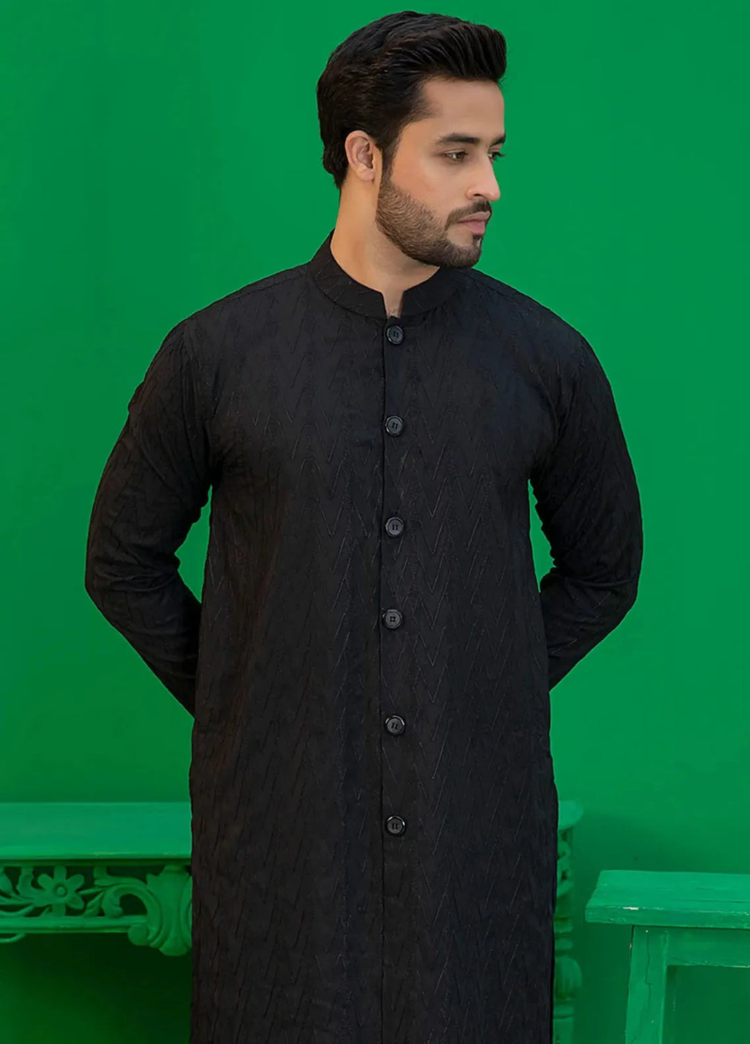 Rang By Ahmad Raza Wash N Wear Fancy Men Kurta Shalwar -  AR5044