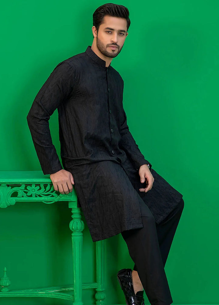 Rang By Ahmad Raza Wash N Wear Fancy Men Kurta Shalwar -  AR5044