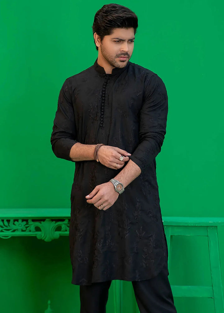 Rang By Ahmad Raza Wash N Wear Fancy Men Kurta Shalwar -  AR5045