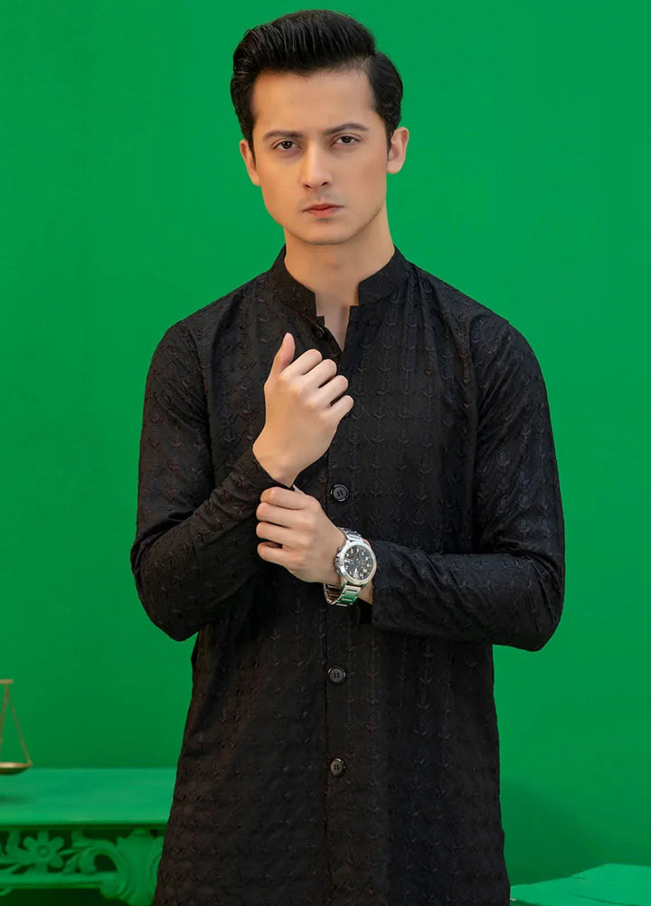 Rang By Ahmad Raza Wash N Wear Fancy Men Kurta Shalwar -  AR5049