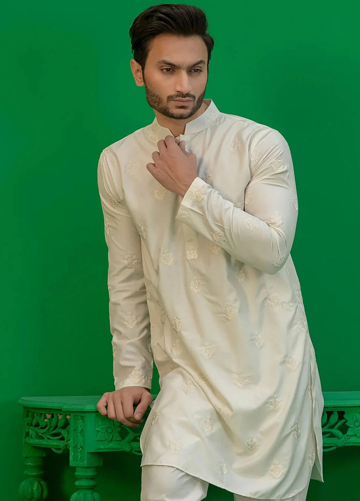 Rang By Ahmad Raza Wash N Wear Fancy Men Kurta Shalwar -  AR5054