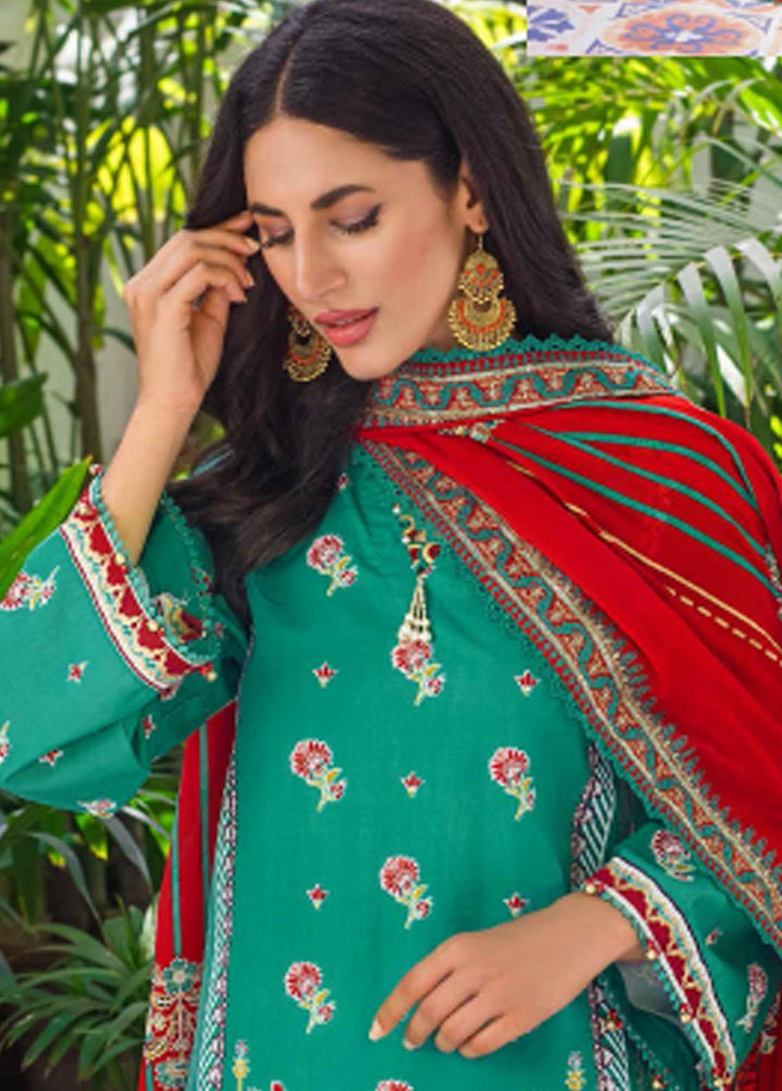 Rang By Gul Ahmed Embroidered Cotton Suits Unstitched 3 Piece GA22R CL22093A - Summer Collection